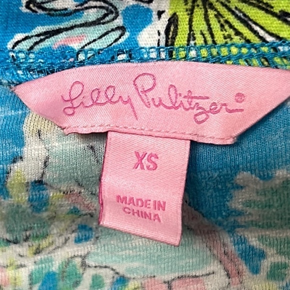 LILLY PULITZER JUNGLE GLAM TOILE MANDY V-Neck Top, Size XS - Picture 2 of 8